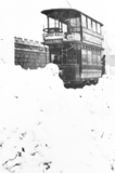 Aberdeen Corporation Castle Street tram stuck in the great snowstorm of 1908