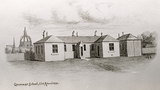Drawing of the Grammar School at Old Aberdeen