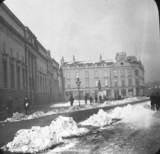 Schoolhill after the great snowstorm of 1908