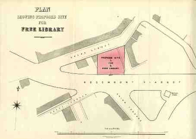 Proposed site of new library
