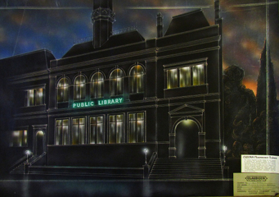 Aberdeen Central Library, neon sign proposal