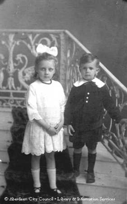 Portrait of boy and girl