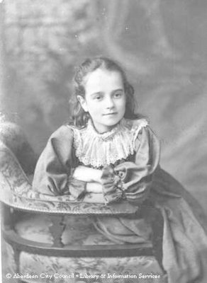 Portrait of charming young girl