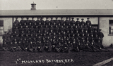 The First Highland Battery  R.F.A.  group photograph of the Unit. 1914