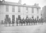 Group of mounted soldiers