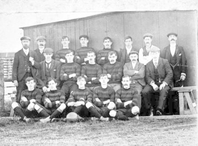 Group photograph of football team