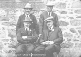 Group portrait of four men. Subjects Unknown.