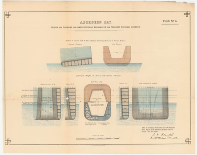 Aberdeen Bay, Proposed National Harbour, Plan No.4