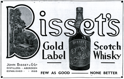 Bisset's Gold Label Scotch Whiskey