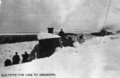 Clearing the line to Aberdeen