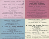 Treasure 30: G M Fraser Local History Lectures to Children -  Selection of Tickets