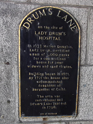 Aberdeen Women's Alliance: Drum's Lane Plaque