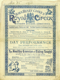 Treasure 56: Cooke's Royal Circus Programme, 1880s 