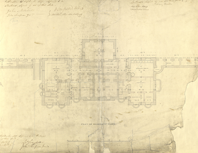 Treasure 69: Mrs Elmslie's Institution Plans by Archibald Simpson, 1837