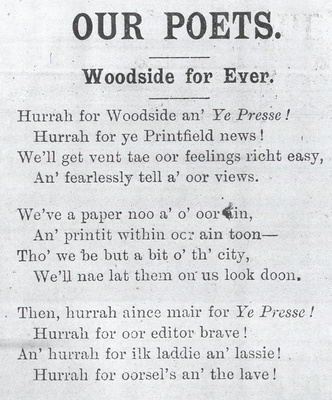 Our poets - Woodside for Ever