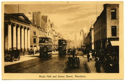 Music Hall and Union Street, Aberdeen