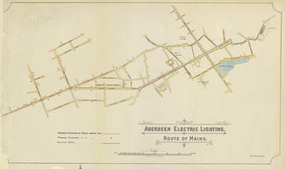 Aberdeen Electric Lighting: Route of Mains