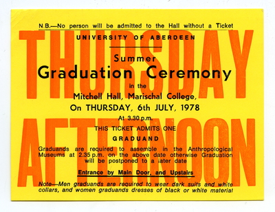 Summer Graduation Ceremony