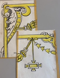 His Majesty's Theatre: Glass panel drawings