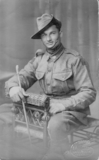 Laird Studio portrait of a soldier