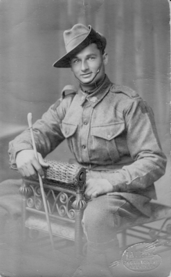 Laird Studio portrait of a soldier