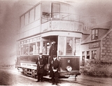 Suburban tram in Bankhead Road
