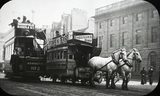 Horse-drawn tram and mechanical tram, Union Street