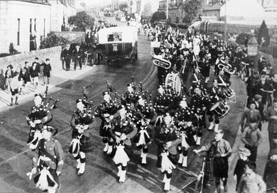 5th/7th Gordon Highlanders parade, Bucksburn