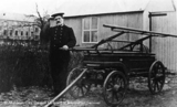 First fire engine at Culter Mills
