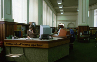 Aberdeen Central Library, Commercial Department 1980s