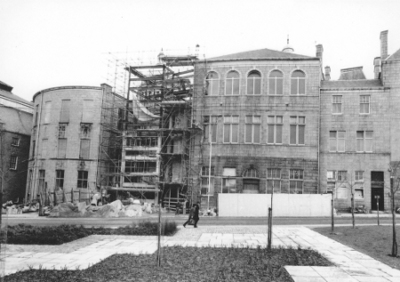 Aberdeen Central Library, extension work 1980