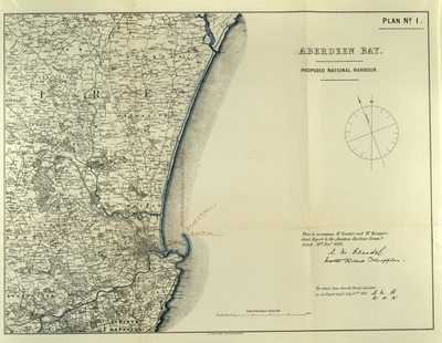 Aberdeen Bay, Proposed National Harbour, Plan No.1
