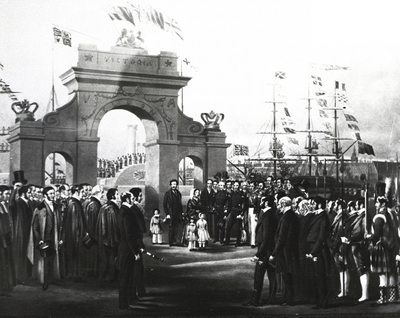 Arrival of Queen Victoria and Prince Albert