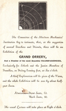 Aberdeen Mechanics' Institute - Exhibition of Grand Orrery