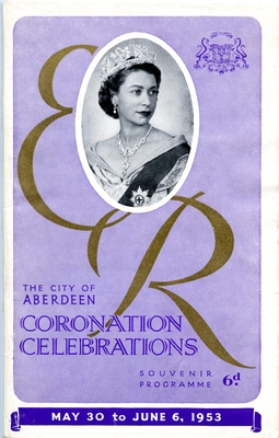 Treasure 59: City of Aberdeen Coronation Celebrations Programme, 1953