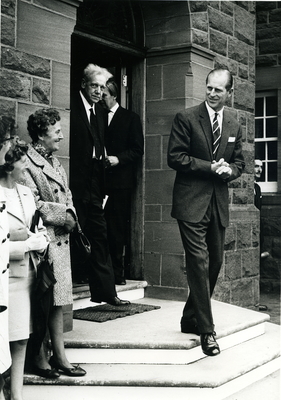 Prince Philip at the Rowett Institute