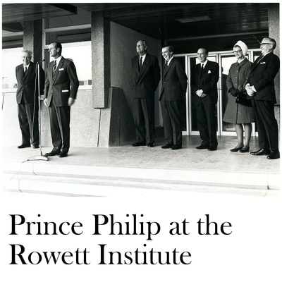 Prince Philip at the Rowett Institute