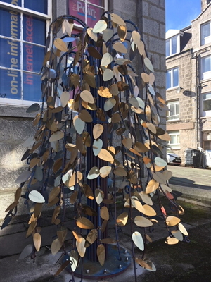 Torry Academy commemorative willow tree